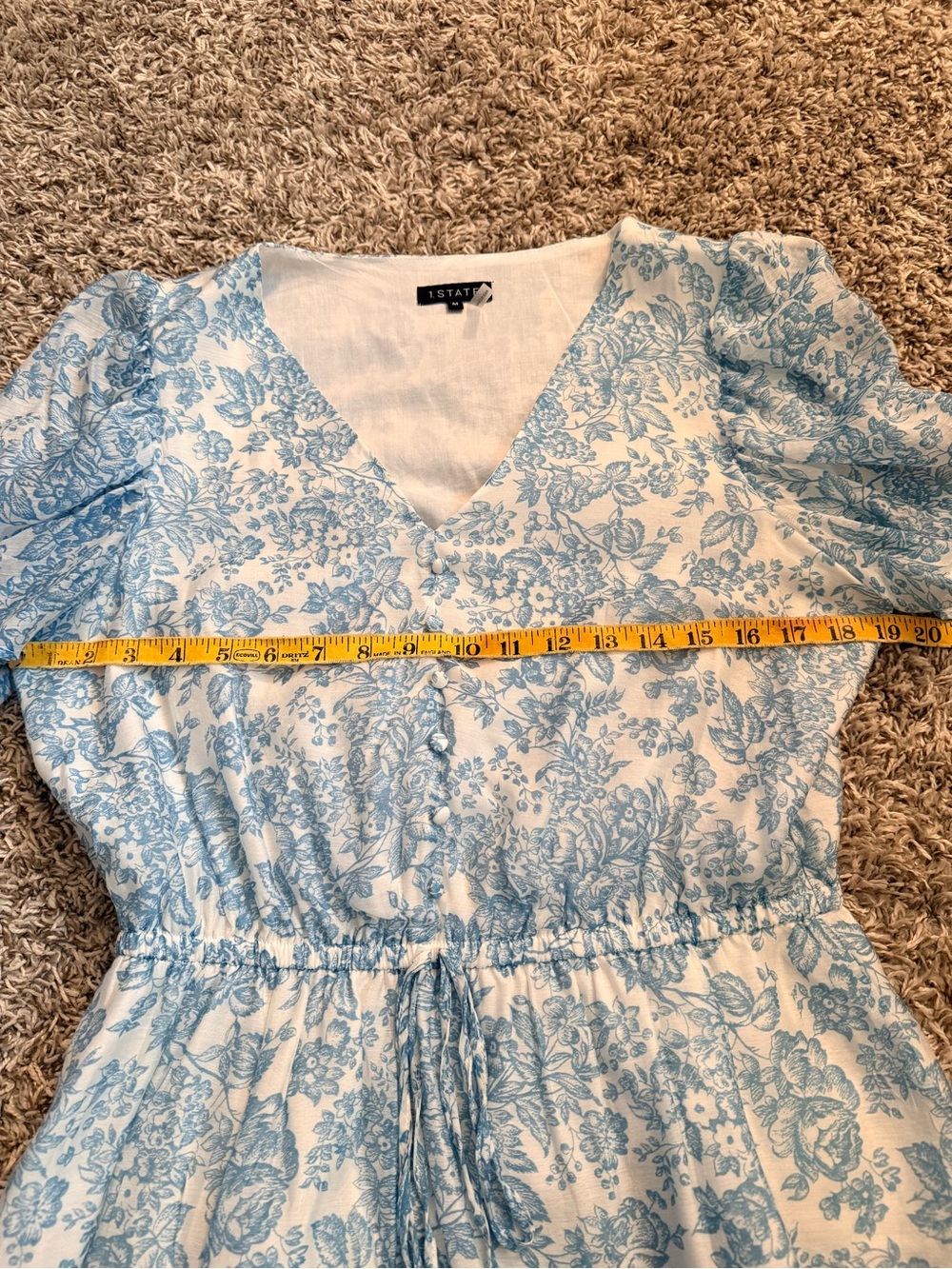 Gorgeous! 1. State Floral Top M - Picture 4 of 6